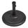 paramondo Sonnenschirm Schirmständer Standard Rund, Schwarz, Aus Polymerbeton, für Maststärke bis zu Ø 50mm, inkl. Adapterhülsen