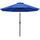 ABCCANOPY 270cm Sonnenschirm im Freien Wasserabweisende Bespannung -Gartenschirm Marktschirm,blau