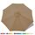 ABCCANOPY 2.7M Sonnenschirm Ersatzdach Patioschirm Marketschirm Ersatz Baldachin mit 8 Rippen,Khaki