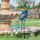 TERESA'S COLLECTIONS Gartendeko für draußen, 89cm große Gartenstatue, Pfau, aus Metall, Skulpturen, stehend, für drinnen und draußen, für Dekoration von Rasen, Terrasse,Geschenke für Frauen(L)