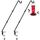 FEED GARDEN, aktualisierte Version, Hänger für Vogelfutterspender, verstellbar, 109,9 cm, Deckhaken für Geländer, 360 Grad drehbar, robuste Hängehaken für Vogelfutterspender, Windspiele, 2 Stück