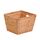 Honey-Can-Do STO-02884 Tall Square Water Hyacinth Basket Bin, Large, 15 L x 15 W x 12 H