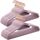 SONGMICS Kleiderbügel Samt, 50er Set, Bügel, rutschfest, kleine Stange für Krawatten, 360° drehbarer Haken, 0,6 cm dick, platzsparend, 43,5 cm lang, für Mäntel, Hosen, Roségold-Zartlila CRF021GP50