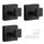 TIANLIN 3 Stück Handtuchhaken zum Bohren, Edelstahl Wandhaken Schwarz, Quadratisch Handtuchhalter Haken, Schwarz Badezimmer Haken, für Badezimmer, Küche, Schlafzimmer