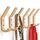 Watbeyoz Kleiderhaken aus Holz, natürliche Eiche, dekorative Vintage-Wandhaken, Organizer, robuste Wandhaken zum Aufhängen von Mänteln, Schlüsseln, Kappen, Tassen (6 Stück)