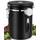 ZWOOS Kaffeedose Luftdicht 1kg - Kaffeebohnen Behälter aus Edelstahl mit CO2-Ventil - mit Messlöffel (2,8 L Schwarz), 3321922