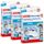 tesa Powerstrips Small im 3er Pack - Doppelseitige Klebestreifen zur Montage von Gegenständen auf glatten Oberflächen - Bis zu 1 kg Halteleistung - insgesamt 42 Powerstrips