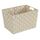 WENKO Aufbewahrungskorb Adria M Beige - Badkorb Fassungsvermögen: 13.2 l, Polypropylen, 35 x 22 x 25.5 cm, Beige