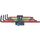 Wera 05024470001 967/9 TX XL Multicolour HF 1 Winkelschlüsselsatz mit Haltefunktion, lang, 9-teilig