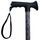 Luxuriöser Damen-Gehstock mit Gravur, geätzt, verstellbar, mit weichem Gel-Griff, ergonomischer Griff für Damen, 64,8 cm – 90,2 cm, Schwarz