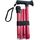 ESSENTIAL PRODUCTS Deluxe Gehstock, zusammenklappbar, verstellbar, Aluminium, metallisch, kompakt, für Herren, Damen und Damen, mit weichem Gel-Griff, 84 cm – 94 cm, Rot