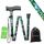 BeGrit Gehstock Klappbar für Damen Gehstock Bunt Grün Gehstocks Damen Elegant Höhenverstellbar Spazierstock Blumen Krückstock Geschenke für Mother Herren Geburtstag Thanksgiving das Neue Jahr