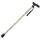 Homecraft Folding Coloured Walking Stick with Wooden Handle, Lightweight Adjustable Walking Cane for Balance, Mobility Aid, Woodland Flowers, 735-825mm