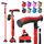 BeneCane Gehstock für Männer & Frauen Klappbar Einstellbar leicht stabil zusammenklappbare Heavy Duty mit weichen TPR T-Griff und Reisetasche Rot