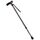 Homecraft Coloured Walking Sticks, Height-Adjustable Walking Stick for Stability and Support, Etched Black