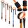 Flexyfoot Shock Absorbing Oval Handle Walking Stick - Orange - Improves Safety, Improves Grip, Reduces Shocks & Jarring