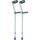 Days Double Adjustable Crutches for Adults, Comfort Handle, Lightweight Mobility Aid, Handle to Ground Height 66 cm-94 cm
