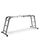 hjh OFFICE Mehrzweckleiter SOLID W3-12 Stufen - 4-in-1 Klappleiter Aluminium - Arbeitshöhe 477 cm - Stark belastbar - Inkl. Gratis Trittplatten