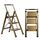 XinSunho 3-stufige Leiter, Aluminium 3-stufiger Hocker mit einziehbarem Handlauf und rutschfestem breitem Pedal, Klapphocker-Leiter, 3 Stufen, 150 kg Sicherheit, Haushaltsleiter