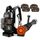 WORX Nitro WG572E 80V (4x20V/4Ah) Laubbläser – Profi mit leistungsstark bürstenlosem Motor – großes Luftvolumen – Variable Geschwindigkeit mit Turbomodus – inkl. 4 x Pro Akkus & Basecamp Ladengerät