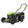Greenworks GD40LM46SP Selbstfahrender Akku Rasenmäher mit bürstenlosem Motor für größere Flächen bis zu 600 m², 46 cm Schnittbreite, 55-Liter-Sack OHNE 40 V Akku und Ladegerät, 3 Jahre Garantie