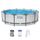 Bestway® Steel Pro MAX™ Aufstellpool-Set mit Filterpumpe Ø 366 x 100 cm, lichtgrau, rund