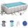 BESTWAY Power Steel Rectangular Pool Set 404 x201 x100 cm, Stahlrahmenpool-Set mit Filterpumpe