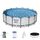 Bestway® Steel Pro MAX™ Aufstellpool Komplett-Set mit Filterpumpe Ø 457 x 122 cm, lichtgrau, rund