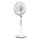 Fakir prestige VC 60 DC – Standventilator mit Fernbedienung & 24 Leistungsstufen I Ventilator mit 90 °Oszillation & Timer I Höhenverstellbar von 110-140 cm I Weiß I 28 Watt, 6959009