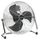 Bestron Bodenventilator im Retro-Stil, Windmaschine mit 3 Geschwindigkeitsstufen & stufenlos neigbarem Ventilatorkopf, Höhe: 47 cm, Ø 45 cm, 100 W, Farbe: Chrome