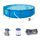 Bestway Steel Pro Max Pool Set 366x76 cm, Frame Pool rund im Set, inklusive Filterpumpe und Getränkehaltern