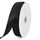 TONIFUL Satinband schwarz 25mm, 91 Meters Dekoration Geschenkband Fein Schleifenband, Stoffband für Hochzeit, Taufe und Geburtstag Geschenke Der Valentinstag Verpackung von Geschenken