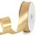 TONIFUL Satin Geschenkband Goldband 4cm x 91m, 1 Rolle Schleifenband für Geschenkverpackung und Partydekoration, Hochwertiges Geschenkband Geburtstagsparty