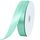 Toniful Satinband, dünnes, einfarbiges Satinband für Geschenkverpackungen, Basteln, Haarschleifen, Hochzeitsdekoration, Einladungskarten, Blumensträuße, 2,5 cm x 91 m, Blaugrün, Türkis, Blau