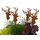LB H&F Lilienburg 4er Set Hirsch Geweih Gartenstecker rost Hirschkopf Weihnachtsdeko Rosthirsch edelrost deko Metall (4er Set Hirsch)