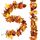 Artiflr 2 Stück Herbst-Ahorn-Girlande – 1,8 m/Stück künstliche Ahornblatt-Girlande Herbst hängende Herbstlaub Reben für drinnen und draußen, Hochzeit, Erntedankfest, Abendessen, Party-Dekoration