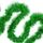 Allgala Grüne Lametta-Girlande, 15,2 m, Weihnachten, Metallfolie, Lametta-Girlande, Dekoration für Urlaub, Baum, Wandschiene, Zuhause, Büro, Veranstaltung, Herbst, Erntedank-Dekoration