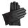 Downholme Klassische Lederhandschuhe mit Innenfutter aus Kaschmir für Herren (Schwarz, S)