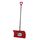 Garant NPP21KD Nordic Schneeschieber, 53,3 cm, Poly-Klingen, Hartholzgriff, Rot
