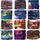GUIFIER 12 Stück Multifunktionstuch Kopftuch Bandanas Nahtloses Stirnband Schlauchtuch Halstuch, Multifunktionale Kopfbedeckung Magischer Turban für Reiten,Motorrad,Wandern,Angeln Outdoor-Aktivitäten