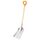 Fiskars Schnee- und Kornschaufel, Blattbreite: 31 cm, Aluminium-Blatt/Birkenholz-Stiel mit Kunststoff-Überzug, 1001637