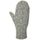 VAUDE Handschuh Himalaya Mitten, sehr warm aus gewalkter Wolle, grau, 8