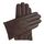 Downholme Klassische Lederhandschuhe mit Innenfutter aus Kaschmir für Herren (Braun, XS)