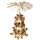 BRUBAKER Weihnachtspyramide Holzpyramide - Natur - 3 Etagen - 45 cm Höhe - handbemalte Figuren