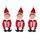 Elves Behavin' Badly Weihnachtself mit 30,5 cm langen Beinen, weiches Vinyl-Gesicht, mit Hut und Etikett (30,5 cm 3 Stück)