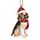 Design Toscano Beagle Festlicher Hund Weihnachtsbaumornament Weihnachtsdeko, Polyresin, vollfarbe, 8 cm