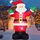 Joiedomi 1.8M/ 6FT Weihnachten aufblasbare Santa mit Geschenk-Sack, Blow Up Xmas aufblasbare Dekorationen mit Build in LEDs für Weihnachtsdekoration, Yard Outdoor Garden Lawn Winter Dekorationen