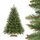 FairyTrees Weihnachtsbaum künstlich 120cm FICHTE Natur mit Christbaum Holzständer | Tannenbaum künstlich mit grünem Stamm | Made in EU…
