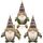 Gehydy Weihnachtswichtel Figuren 3er Set Weihnachtsdeko Wichtel Weihnachten Deko Wichtel Zubehör Dekoration Christmas für Home Küche