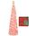 HMASYO 150 cm Pop-Up Lametta Weihnachtsbaum mit 50 Timer-Lichtern, Pink Zusammenklappbarer Künstlich Schlanken Weihnachtsbaum für den Innenbereich, Zuhause Wohnung Kamin mit Festdekoration